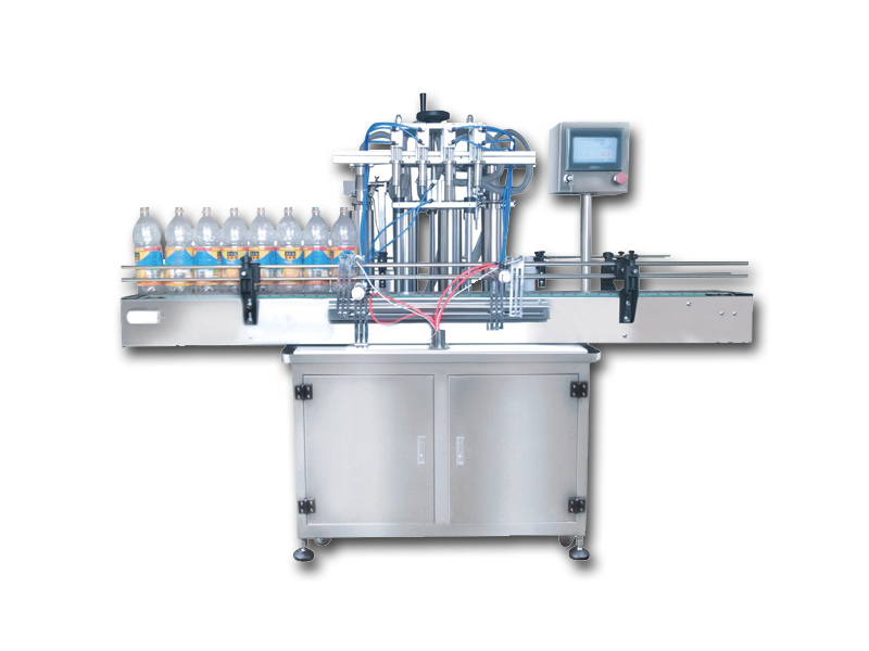 四頭全自動(dòng)活塞式液體灌裝機(jī)